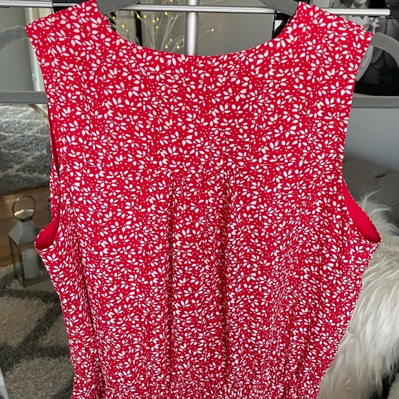 Host Pick! Gap Sleeveless Print Pintuck Shirtdress - Picture 7 of 11